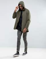 Thumbnail for your product : ASOS Design Tall Lightweight Parka Jacket In Khaki