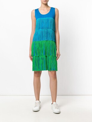 Issey Miyake Pre-Owned Pleated Fringe Dress