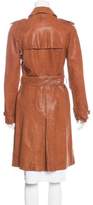 Thumbnail for your product : Burberry Leather Trench Coat