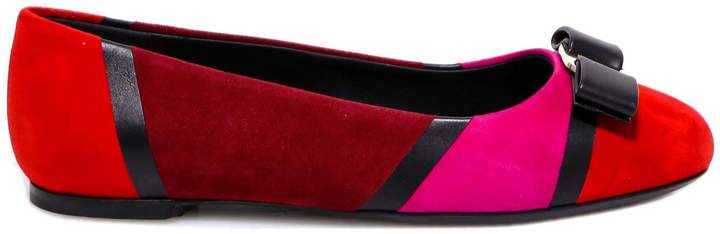 SALVATORE FERRAGAMO Varina patchwork ballerinas的圖片搜尋結果