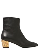 Thumbnail for your product : Giuseppe Zanotti 50mm Embellished Calf Ankle Boots