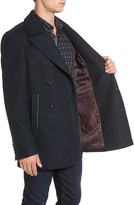 Thumbnail for your product : John Varvatos Men's Trim Fit Double Breasted Peacoat