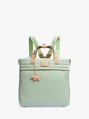 radley large zip top backpack