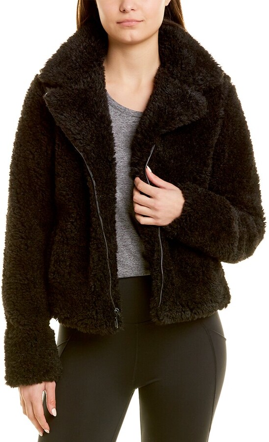 fuzzy jacket black