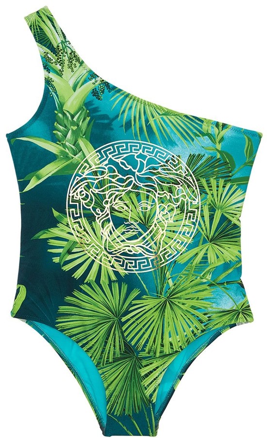 Versace Jungle Print One Piece Swimsuit ShopStyle Girls' Swimwear