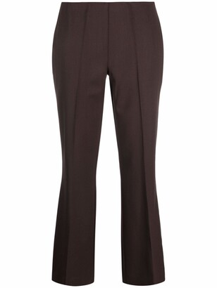 P.A.R.O.S.H. Mid-Rise Flared Trousers