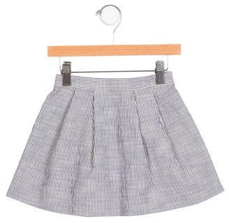 Bonpoint Girls' Striped A-Line Skirt