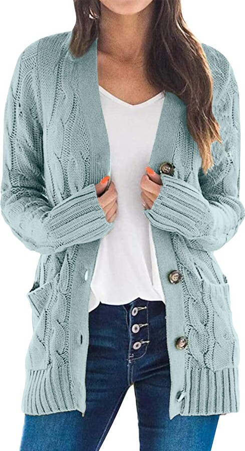 light blue long cardigan sweater