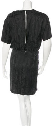 Isabel Marant Ruffle-Trimmed Textured Dress