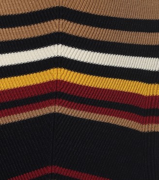 Victoria Beckham Cotton-blend knit midi dress
