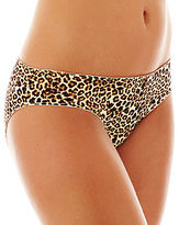 Thumbnail for your product : JCPenney Flirtitude Ruched Microfiber Bikini Panties