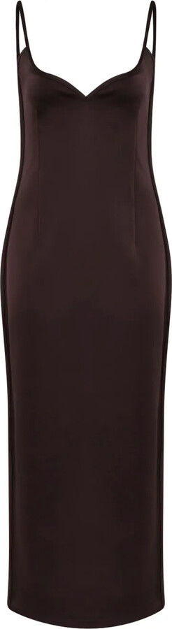 PARIS GEORGIA Heart midi dress