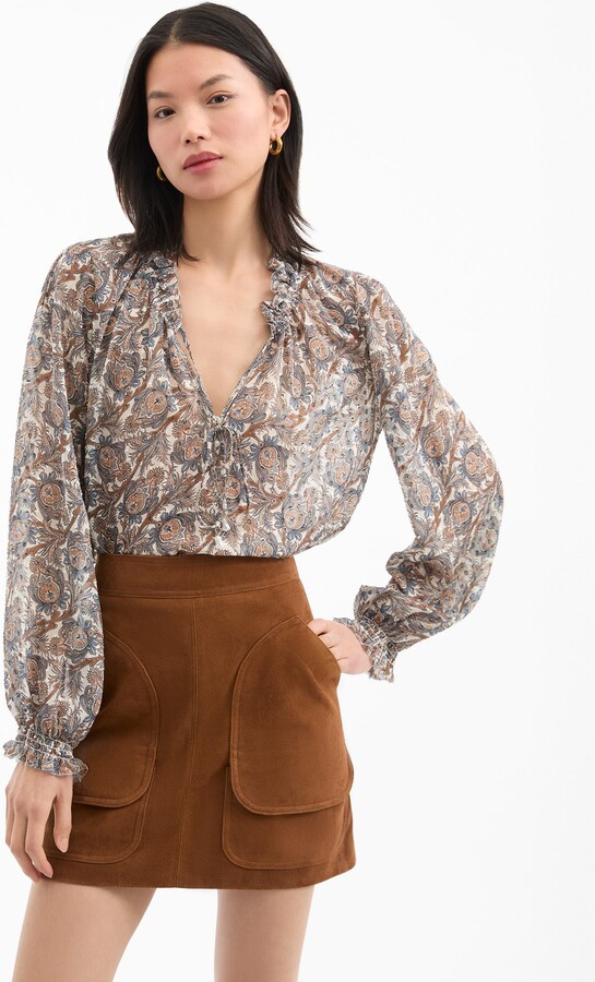 Hickory Silk Blouse
