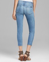 Thumbnail for your product : 7 For All Mankind Jeans - Cropped Skinny in Super Sanded Blue