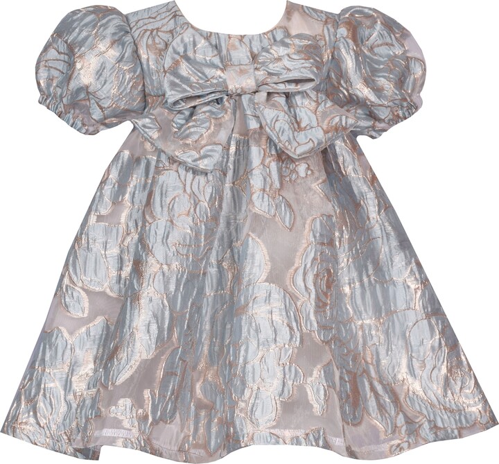 Bonnie Baby Baby Girls Floral Trapeze Party Dress