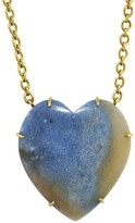 Thumbnail for your product : Irene Neuwirth 41.82 Carat Dumortierite in Quartz Love Necklace - Yellow Gold
