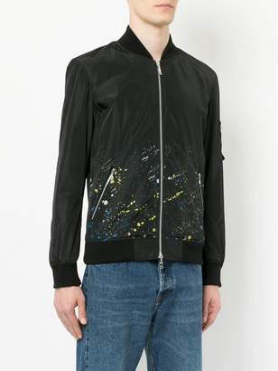 GUILD PRIME splatter print bomber jacket