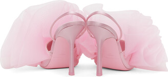 Alexander Wang Pink Pom 105 Heeled Sandals