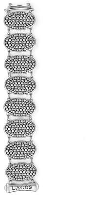 Lagos Signature Caviar Ellipse Link Bracelet