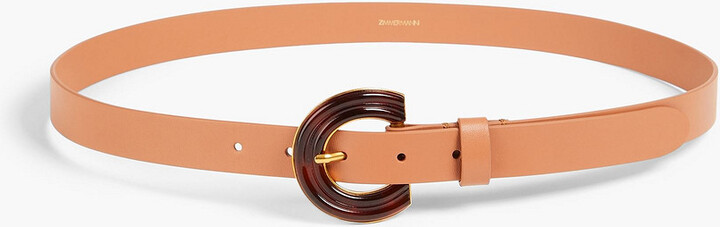Leather belt