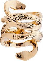 Thumbnail for your product : Aurélie Bidermann Gold Plated Mamba Ring
