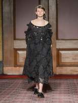 Thumbnail for your product : Simone Rocha Asymmetric Brocade Tulle Dress - Womens - Black