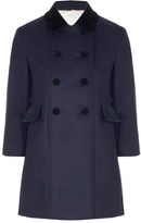 Thumbnail for your product : Charles Anastase Navy Wool Little King Coat