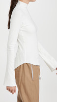 Thumbnail for your product : Bassike Raised Neck Rib Top