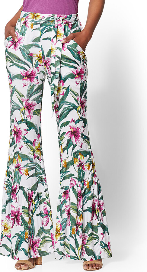 Plus Size Floral Pants | Shop The Largest Collection | ShopStyle