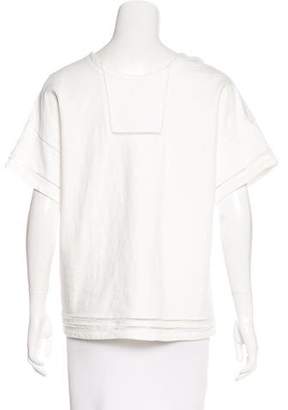 Band Of Outsiders Short Sleeve Knit Top