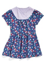 Thumbnail for your product : Tea Collection 'Tanzende' Dot Print Dress (Baby Girls)