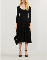 Thumbnail for your product : Reformation Lou scoop-neck stretch-jersey midi dress