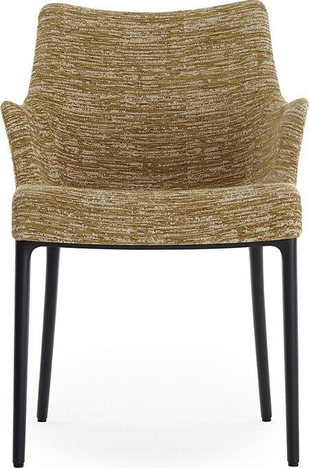 Kartell Eleganza Nia Melange Armchair Black Legs