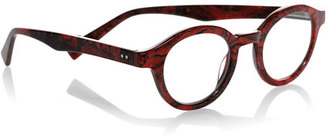 Eyebobs TV Party Round Marbled Readers, Red