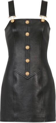 Leather Overall Dress | Shop The Largest Collection | ShopStyle