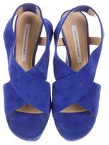 Thumbnail for your product : Diane von Furstenberg Suede Slingback Sandals
