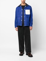 Thumbnail for your product : Junya Watanabe x Off White linen-blend shirt jacket