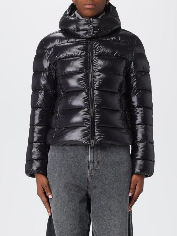 Save The Duck Jacket Woman color Black