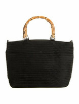 Thumbnail for your product : Gucci Vintage Leather-Trimmed Satchel Black