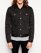 Thumbnail for your product : Cheap Monday Lined Sherpa Denim Jacket
