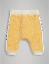 Thumbnail for your product : Burberry Logo Stripe Cotton Linen Sweatpants