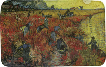 Red Barrel Studio Kinsey the Vineyard Bath Rug