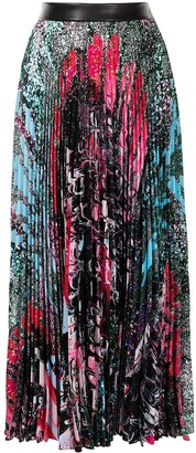 1980s Bleyle Paint Splatter Skirt Set