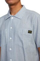 Thumbnail for your product : RVCA Day Shift Stripe Short Sleeve Button-Up Shirt