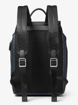 Thumbnail for your product : Michael Kors Hudson Logo and Crossgrain Leather Backpack