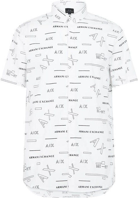 Armani Exchange Logo Short Sleeve Shirt - ShopStyle