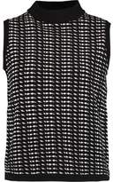 M Missoni Printed Crochet-Knit Cotton-Blend Top