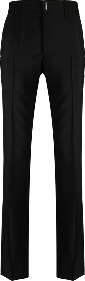 Givenchy Pleat-Detail Straight-Leg Trousers