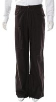Thumbnail for your product : Andrew Mackenzie Wool Wide-Leg Cargo Pants
