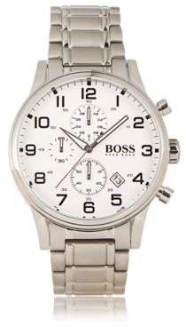 BOSS Chronograph Stainless Steel 3-Hand Quartz Watch 1513182 One Size Assorted-Pre-Pack